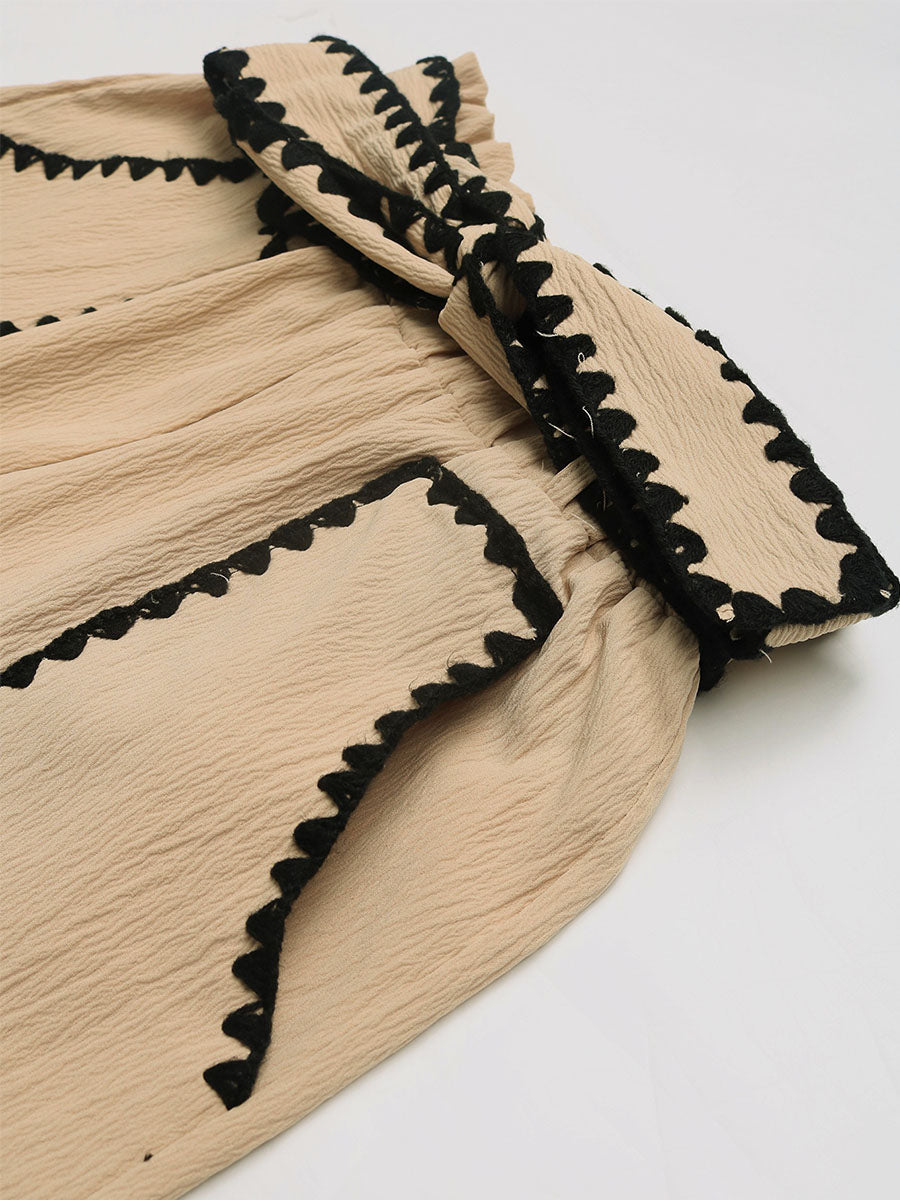 Chictie Contrast Shorts