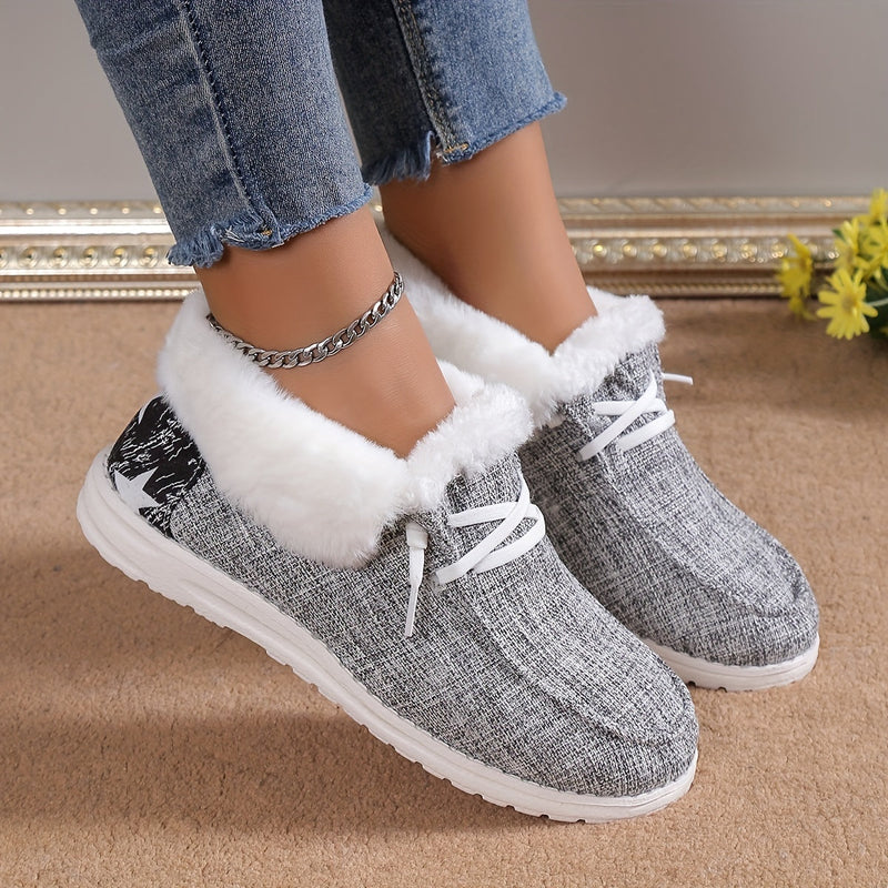 Plush Lined Canvas Shoes Gr7841