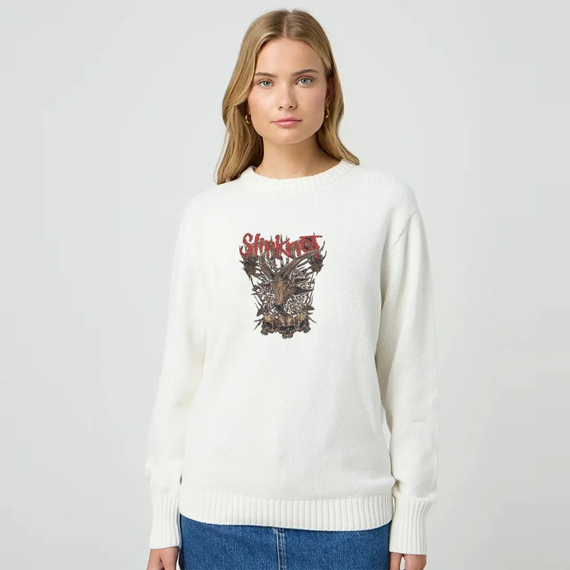 New Printed ’s and ’s Sweater Europe and the United States Street Knitting Sweater