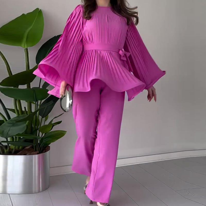 Lumina – Pleated Two-piece Set