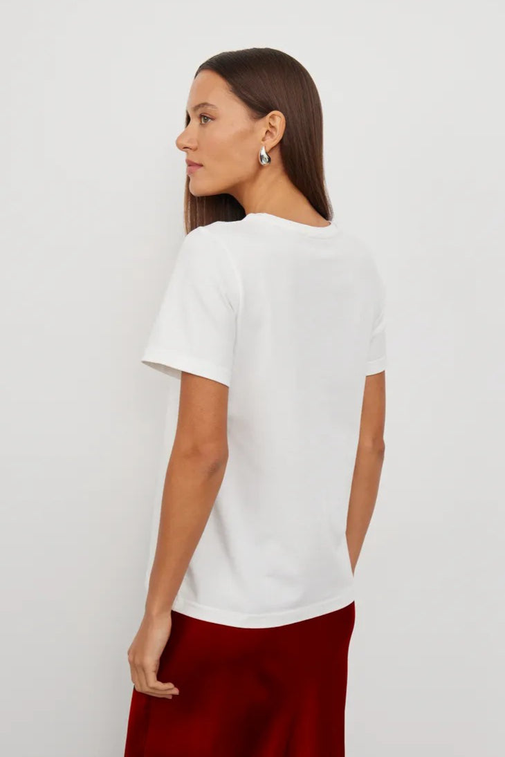 Minimalist Fun Print Loose Cotton T-shirt