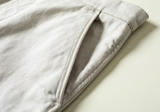 Wide-leg Straight Pantsx