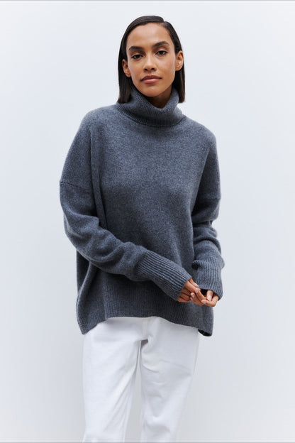 Anti-pilling Loose Turtleneck Sweater