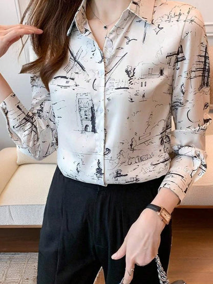 Blue Striped Blouse