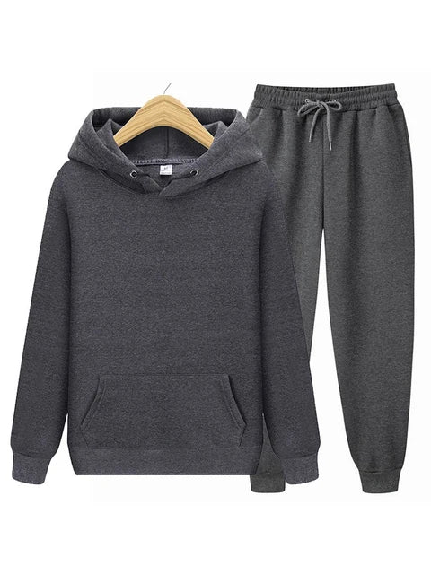 New ’s Wear Suit Sportswear Suit Color Pullover + Pants Suit Autumn and Winter Suit