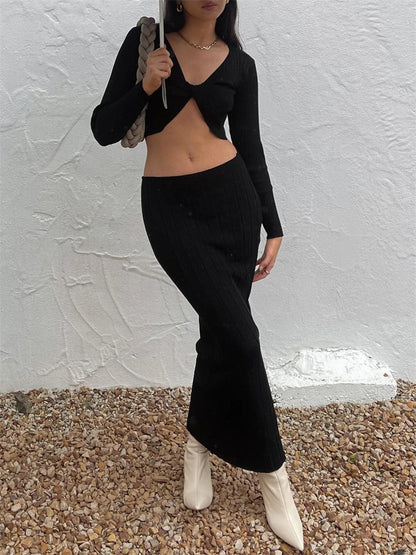 Summer Beach Cover-up Skirts for Ribbed Knit Maxi Skirt White Bodycon Dress Slim Bottom Cover Up Y2k Skirt
