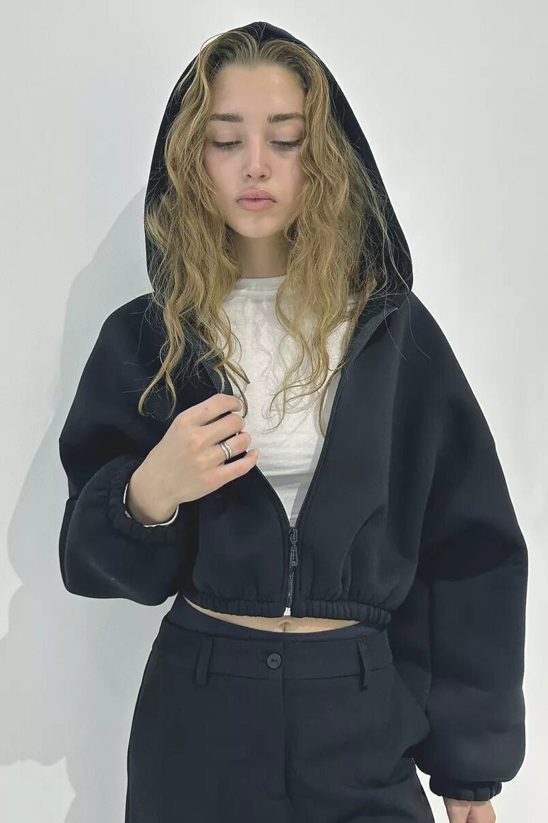 Hooded Short Coat