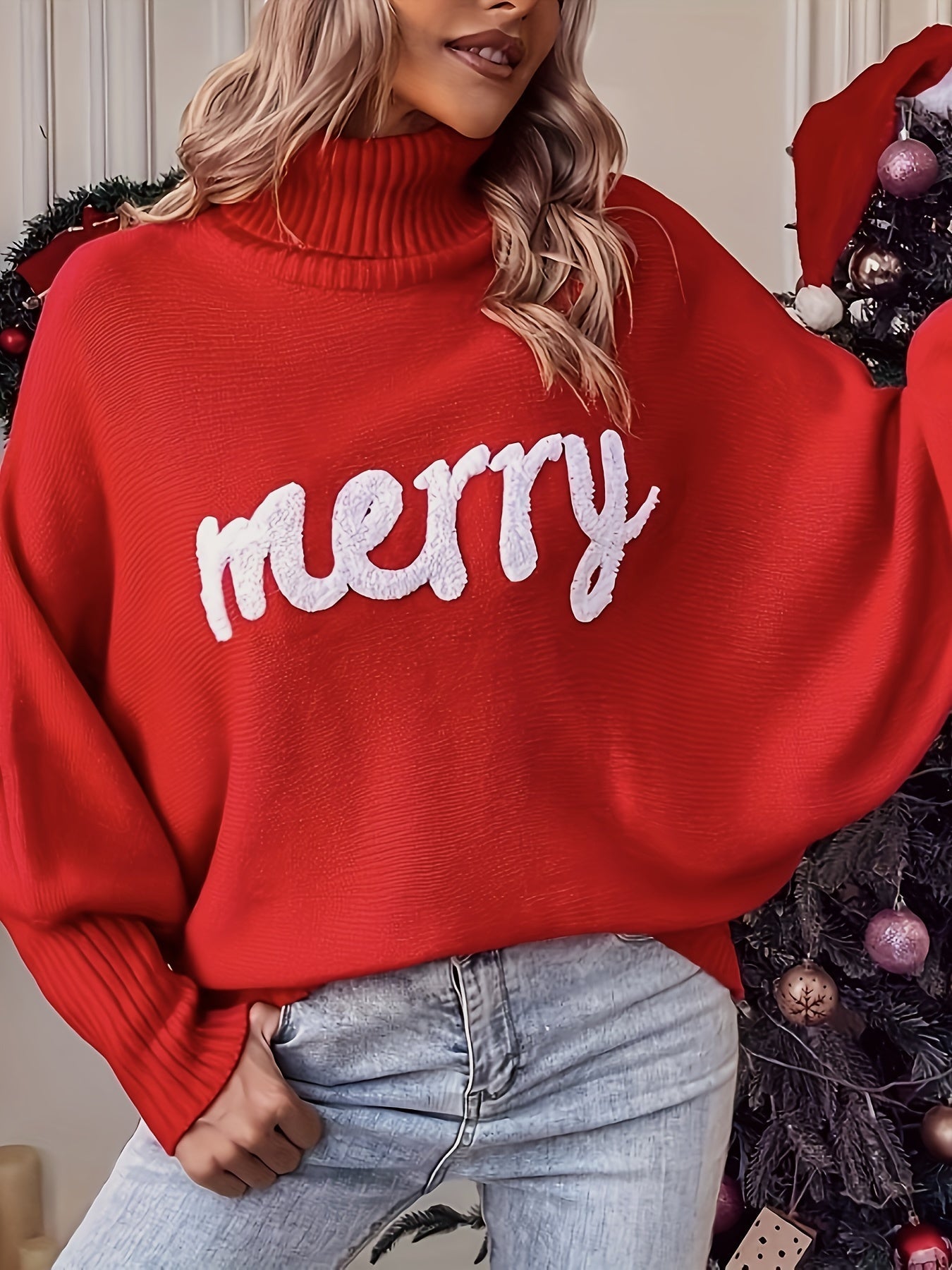 Christmas Turtleneck Sweater
