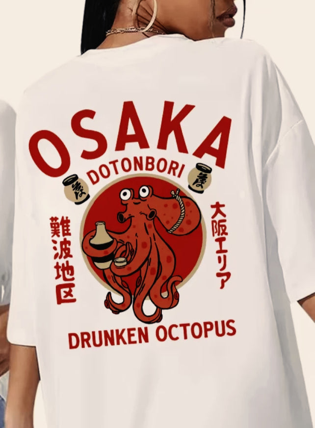 Octopus Graphic Cotton T-shirt