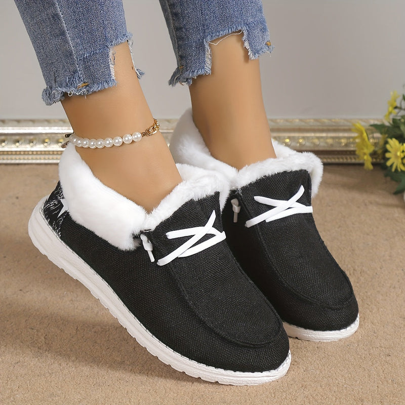 Plush Lined Canvas Shoes Gr7841