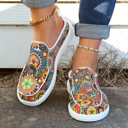 Print Canvas Shoes At9852