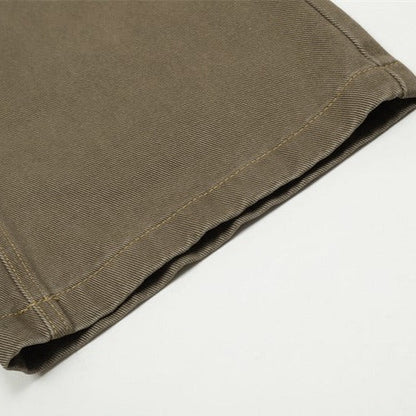 Wide-leg Workwear-style Pants