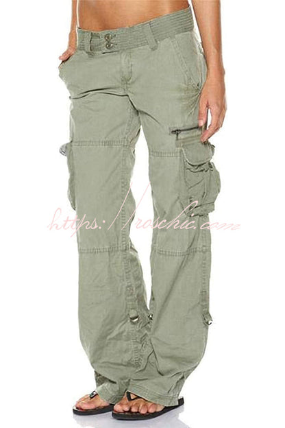 Tactical Active Loose Multi-pockets Cargo Pants