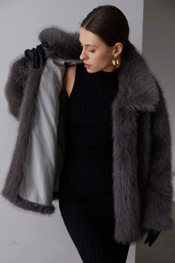 Faux Fur Winter Coat