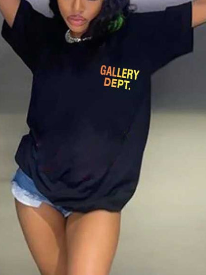 Gallery Dept Letter Print T-shirt Ar506