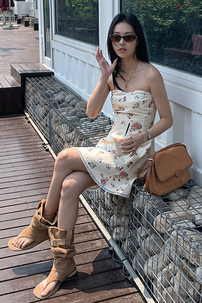 Waist Bandeau Mini Dress