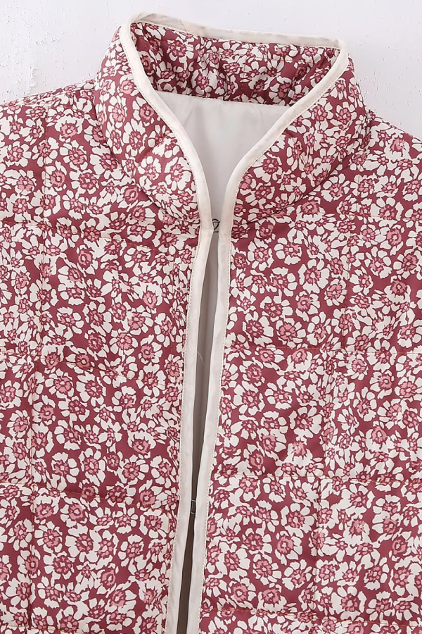 Print Thin Pocket Cardigan Jacket