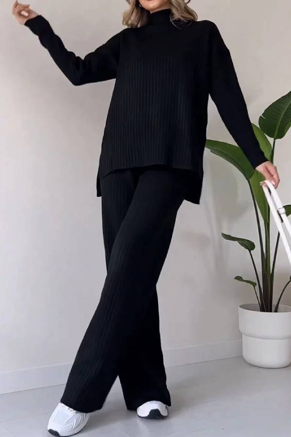 Slit Two-piece Set