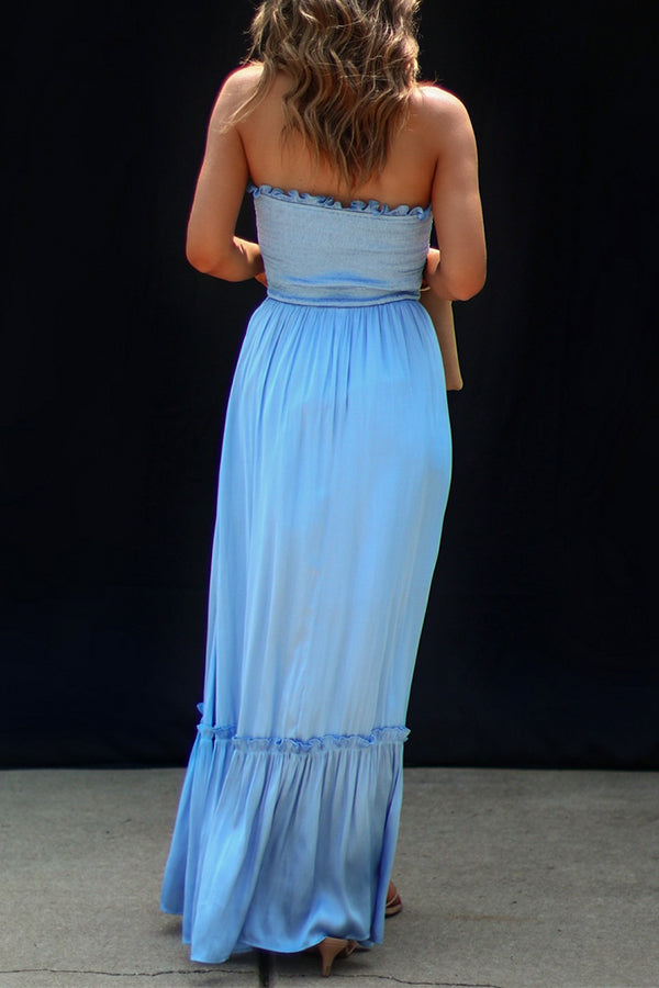 Sameera Smocked Tiered Maxi Dress