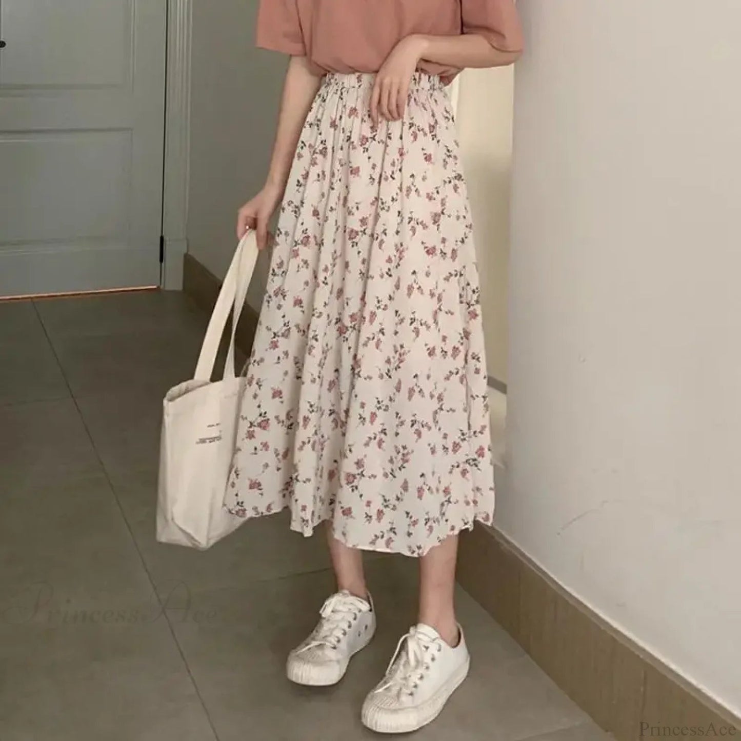 A-line Long Skirt Summer Sweet Style