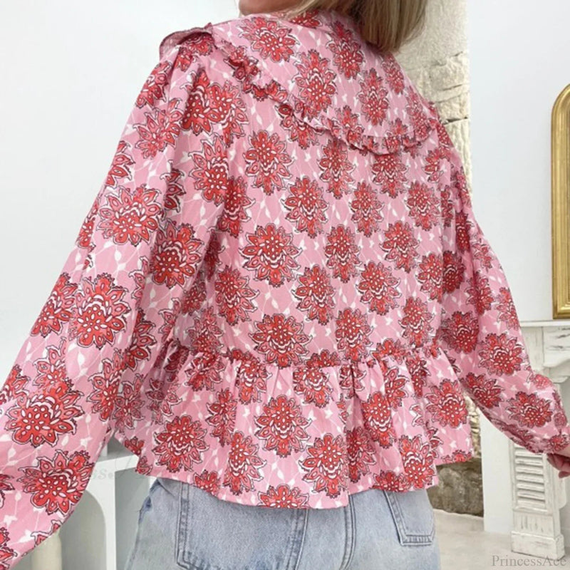 Babydoll Ruffled Blouse