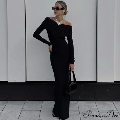 Mesh Print Spaghetti Strap Celebrity Maxi Dress