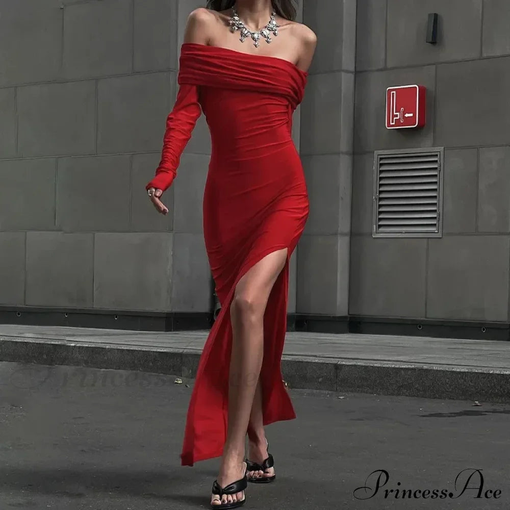 Mesh Print Spaghetti Strap Celebrity Maxi Dress