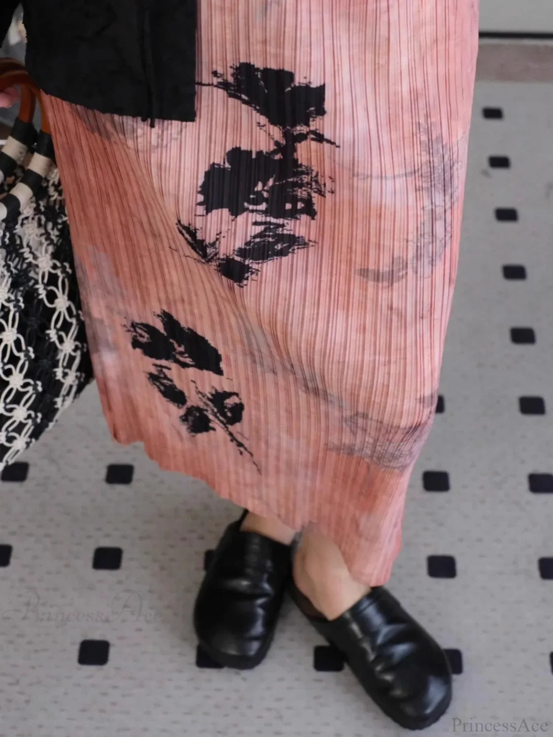 Pleated Slimming High Waist Beach Comfort Skirt