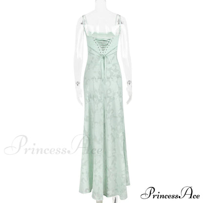 Print Stylish Sheer Maxi Dress