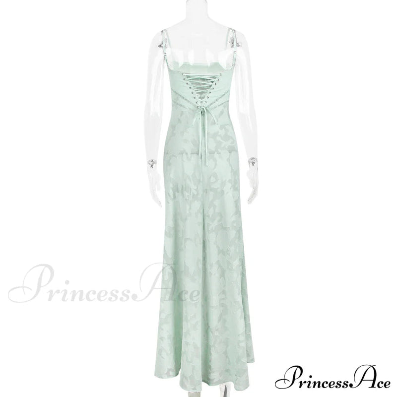 Print Stylish Sheer Maxi Dress