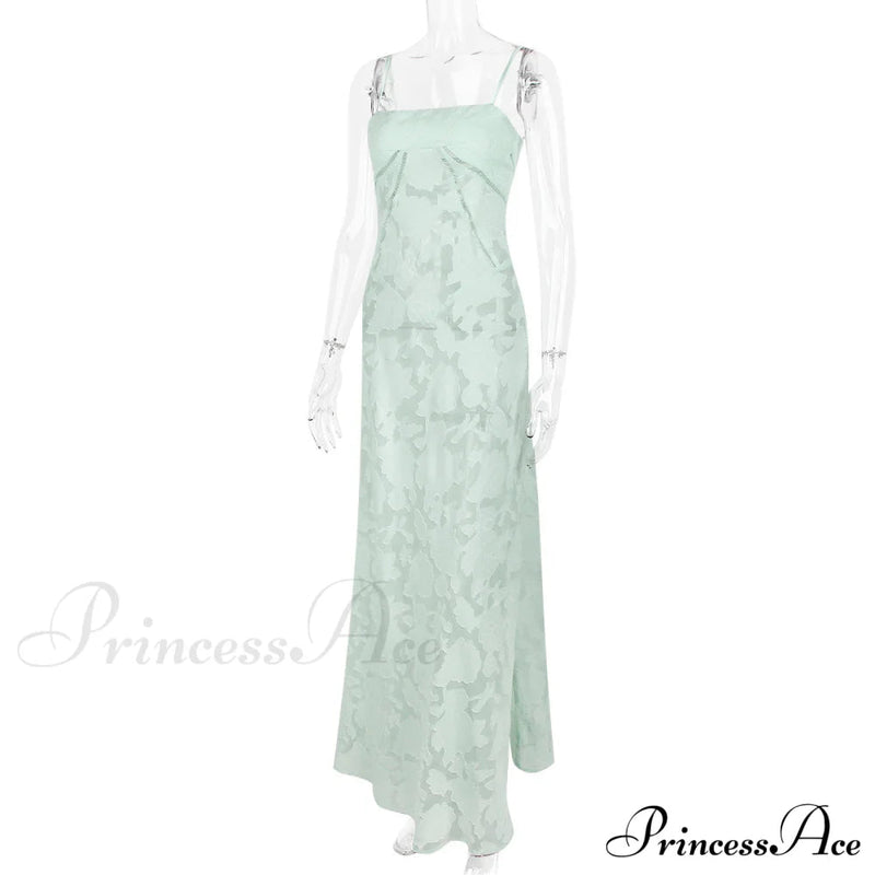 Print Stylish Sheer Maxi Dress