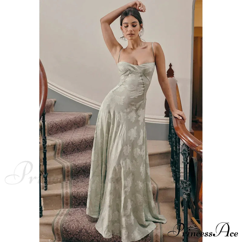 Print Stylish Sheer Maxi Dress
