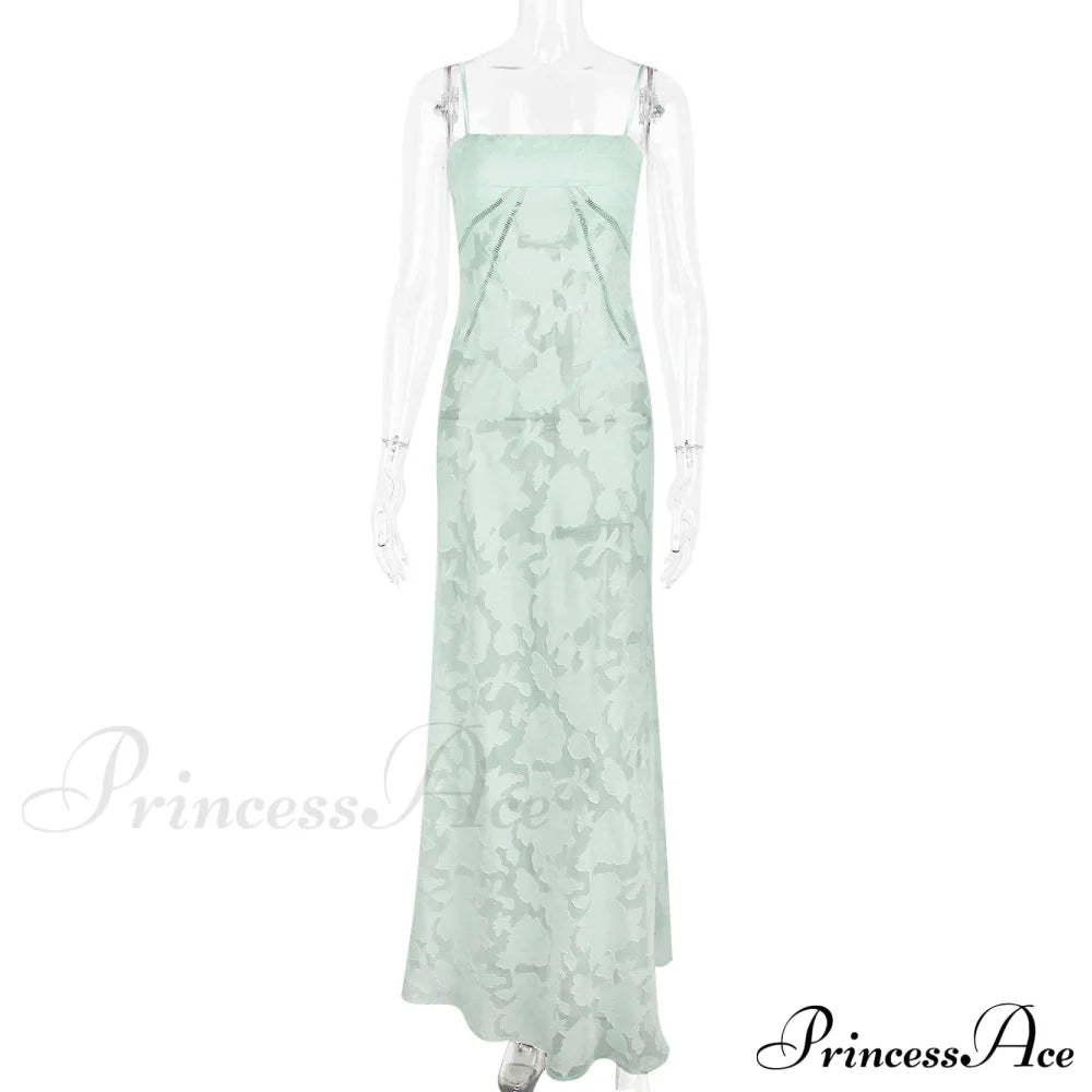 Print Stylish Sheer Maxi Dress