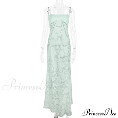 Print Stylish Sheer Maxi Dress