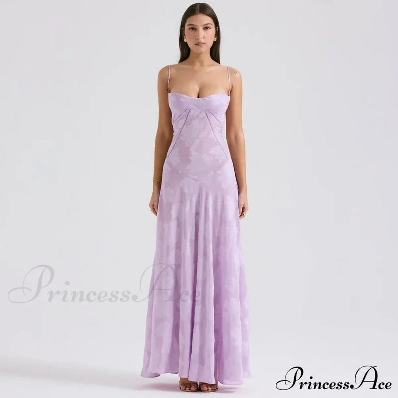 Print Stylish Sheer Maxi Dress