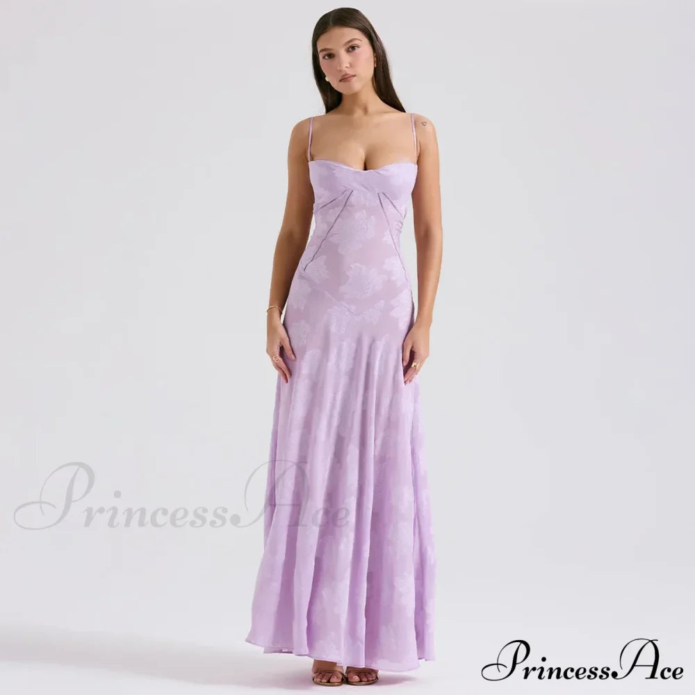 Print Stylish Sheer Maxi Dress