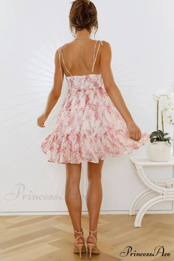 Ruffled Stylish Mini Dress
