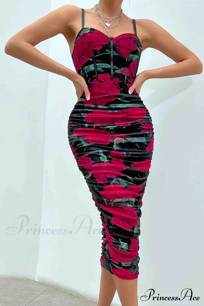 Rushed Bodycon Cami Dress