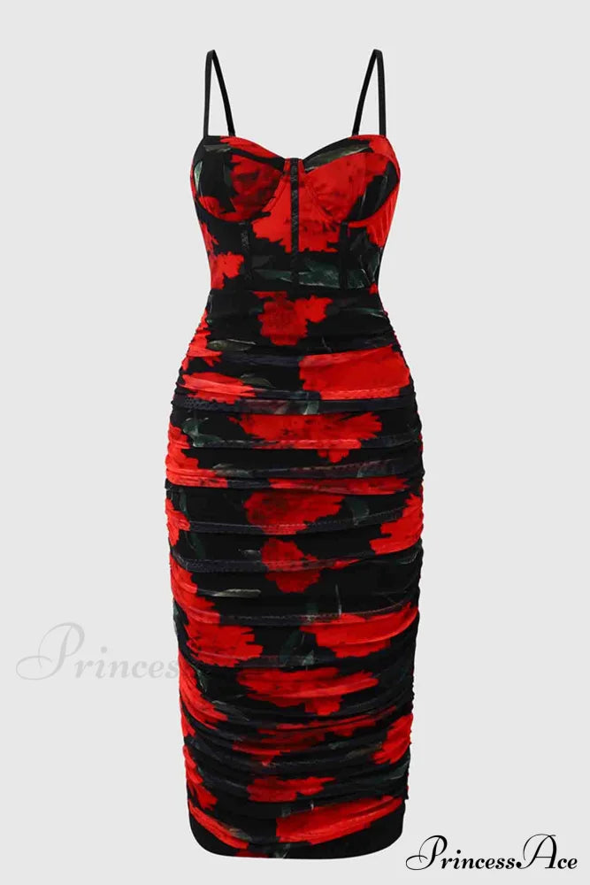 Rushed Bodycon Cami Dress