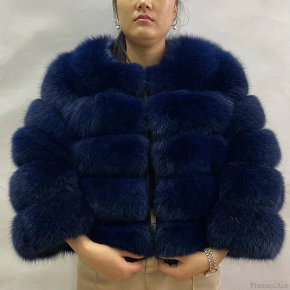 Fox Fur Winter Cold Weather Coat