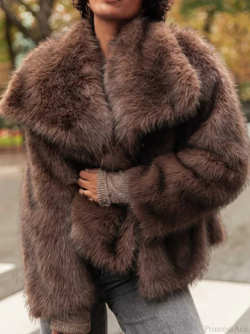 Fox Fluffy Short Coat