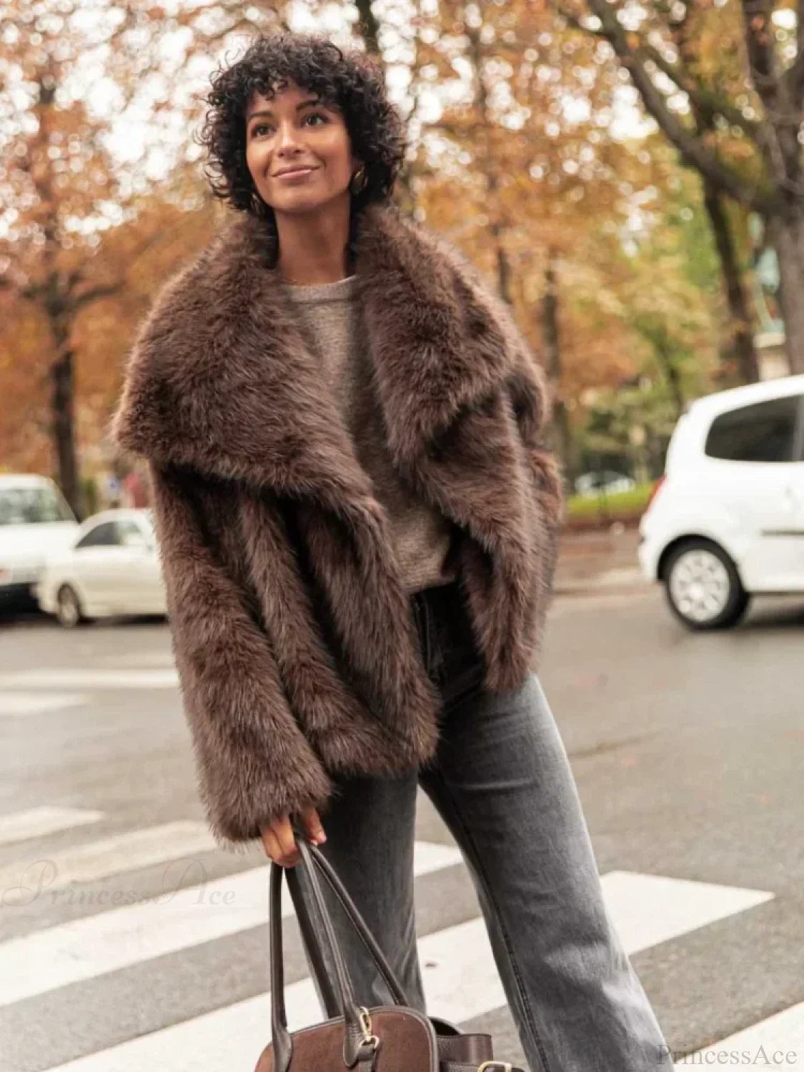 Fox Fluffy Short Coat