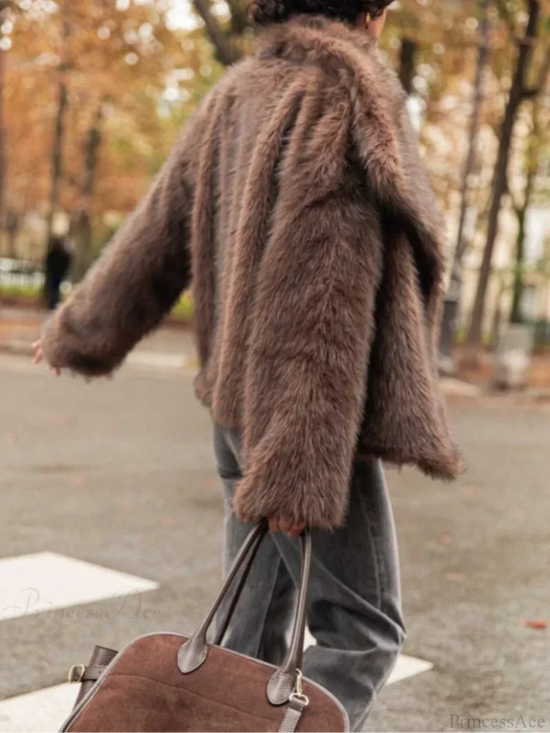 Fox Fluffy Short Coat