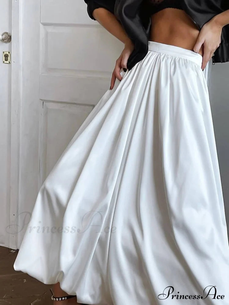 French High Waist Charming A-line Skirt Skirt