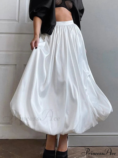 French High Waist Charming A-line Skirt Skirt