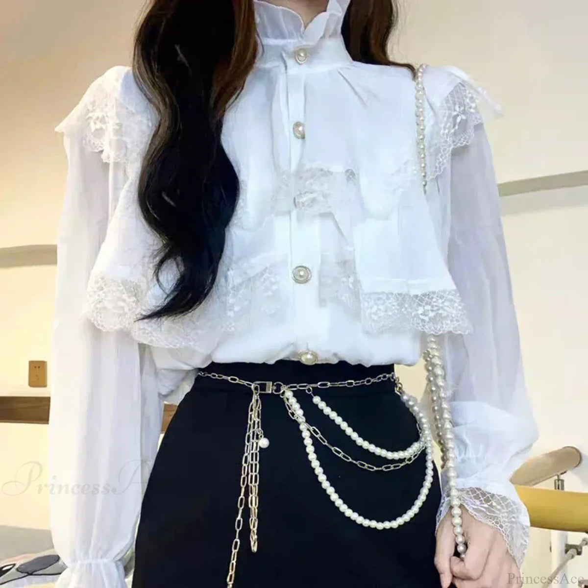 white shirt