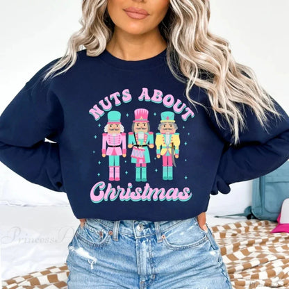 Funny Nutcracker Christmas Shirt Crewneck Pullover Christmas Sweater