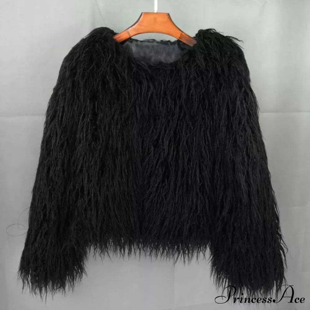 Fur Fringe Coat