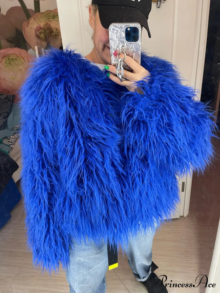 Fur Fringe Coat
