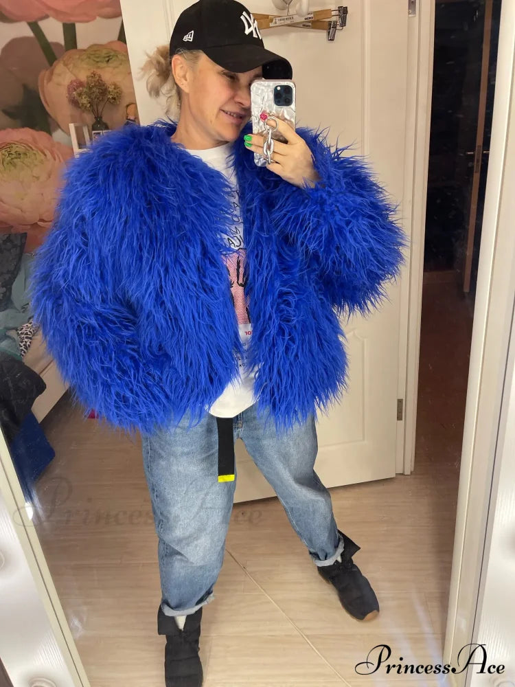Fur Fringe Coat